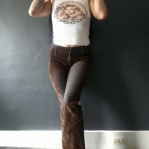 Vintage LazerJeans velvet pants